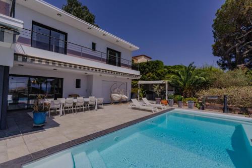 Luxury Villa Cannes Pool Sea View 10 People