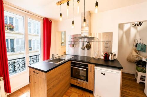 Superb Bright Apt Near Sacré Coeur