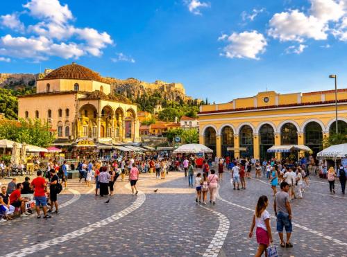 Ermou Monastiraki View Lycabettus
