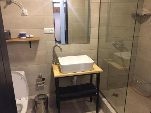 Ένα μπάνιο στο Studio apartment #507 in Gudauri Loft