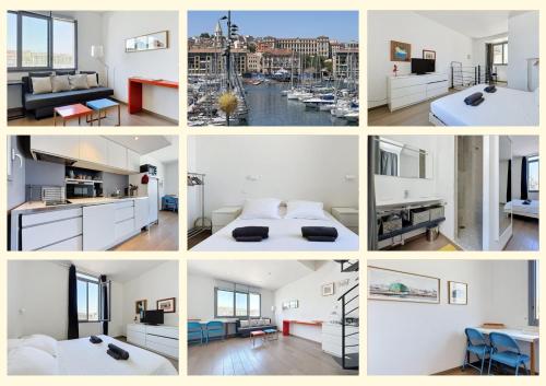 Duplex with a view of the Old Port - AC - Spacious