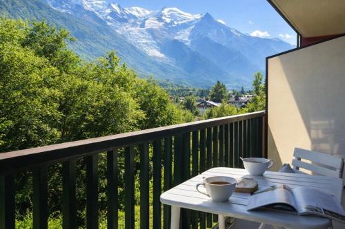 Spacious flat with views of Mont Blanc Parking