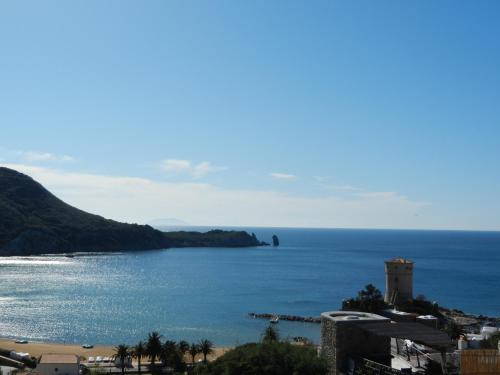 a view of a large body of water at Villa Giglio Rosso in Campese