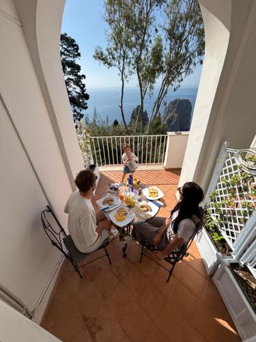 Villacore Capri tesisinde bir balkon veya teras