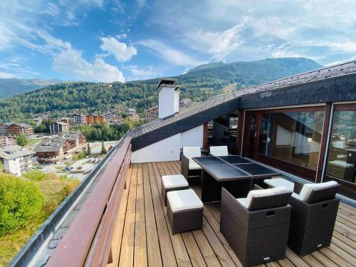Penthouse de luxe avec vue panoramique au cœur de Nendaz