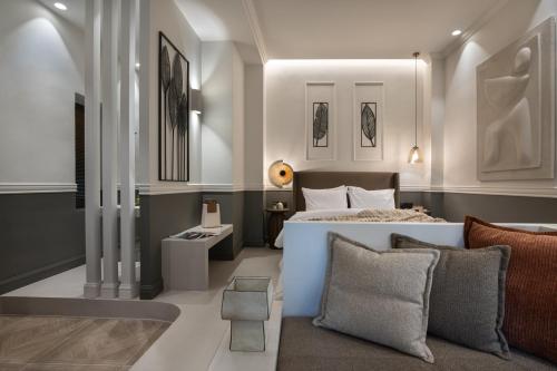 Atpūtas zona naktsmītnē Kosmitis Suites Athens