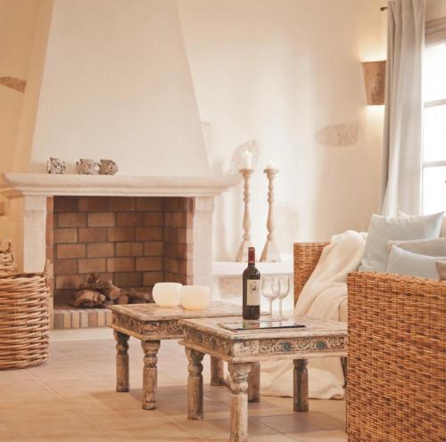 Posezení v ubytování Living Casa Mar