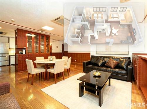 NonNon House 大阪日本橋好立地豊富設備多様間取りグループ向け簡易キッチン付き