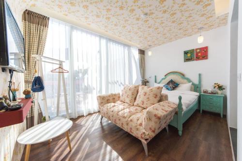 Katil atau katil-katil dalam bilik di Qing Noise Villas
