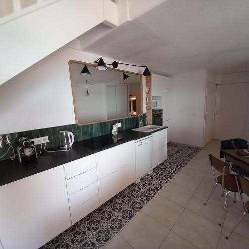 Apartment 3p with terrace on the seafront
