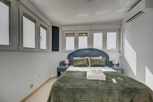 Blue sky view apartment