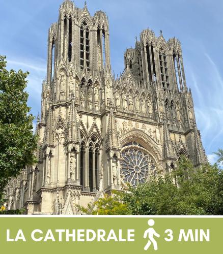 Élégance Rémoise - Cathédrale 3 min - Centre Reims
