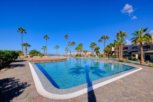 Los Cristianos front sea and pool