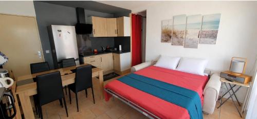 T2 Cosy Face Mer - Accès Plage - Parking - WiFi