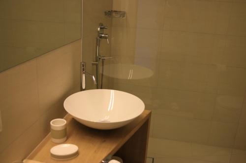 Ein Badezimmer in der Unterkunft Garni Raffein