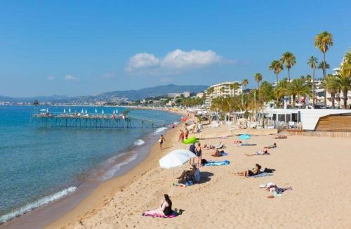 Studio rénové 4 pers Plages à pied Cannes