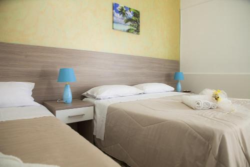 Ένα ή περισσότερα κρεβάτια σε δωμάτιο στο B&B Giosy