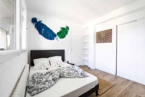 Chambre moderne, stylée et confortable en centre ville