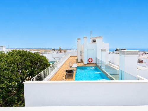 Apartamento la Bodega con piscina
