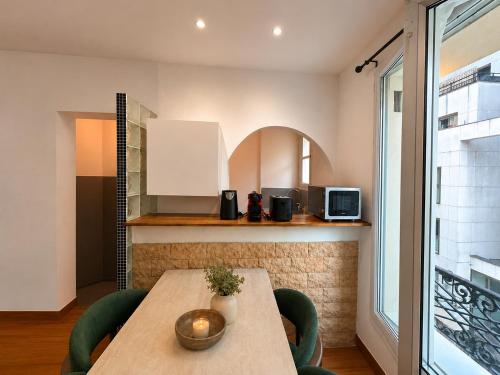 1BR Flat with Mezzanine Near Eiffel Tower & Metro