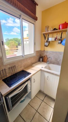 Studio charmant avec balcon à Hyères - 20 m² - Vue sur jardin