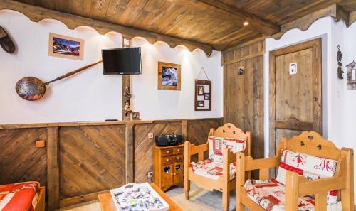 Appartement confortable Les Belleville 40 m² avec vue montagne