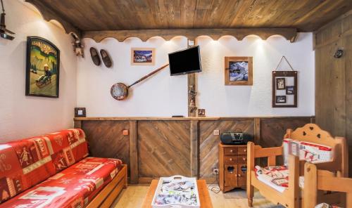 Appartement confortable Les Belleville 40 m² avec vue montagne