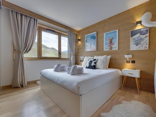 Appartement dernier étage Tignes Le Lac, 5 pièces, 8-10 pers, balcon sud, TV BOSE