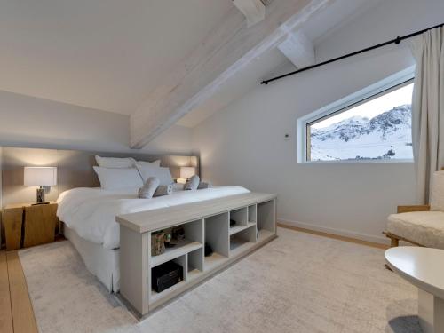 Appartement de luxe à Tignes avec jacuzzi et parking, pour 12 pers.