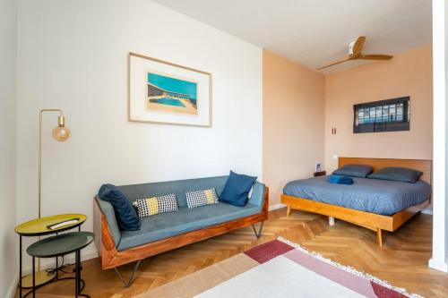 Studio vue imprenable sur la mer proche Vieux-Port