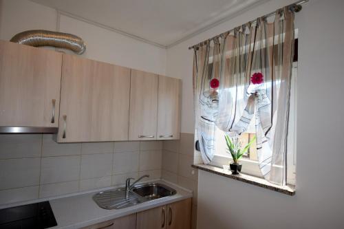Kuchyň nebo kuchyňský kout v ubytování Apartment Jela