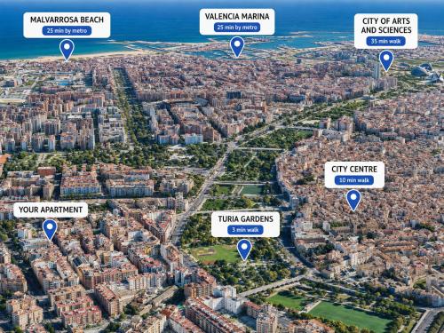 CASA FLORIT - Serranos Towers Apartments - 4 Guests - Old Town