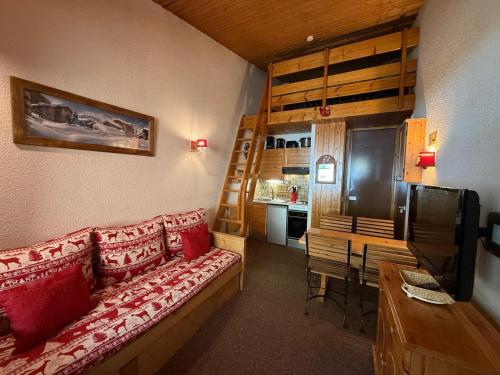 Studio mezzanine à Val d'Isère pour 3 pers. avec animaux & parking couvert