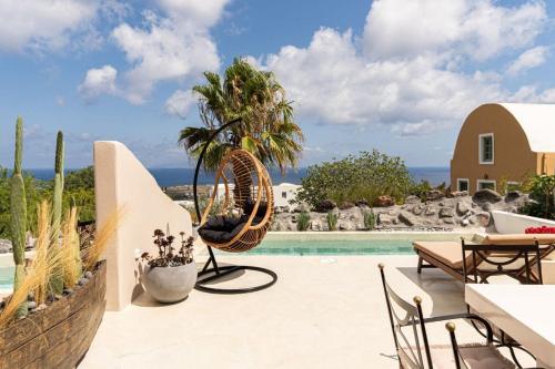 Luxury Santorini Villa 3 Bedroom Villa Private Jetted Pool With Sea View