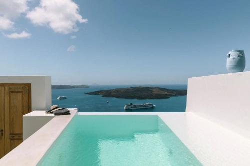 Luxury Grand Santorini Villa 3 Bedrooms Unforgettable Caldera Sea Views