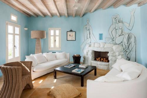 Excellent Mykonos Villa Villa Psarrou Delta 5 Bedrooms Stunning Sea Views