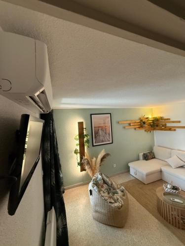 T2 cosy à 200m de la plage avec parking privé