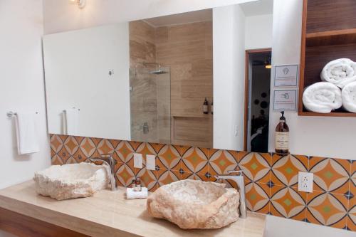 Vannituba majutusasutuses Latino Hotel Boutique