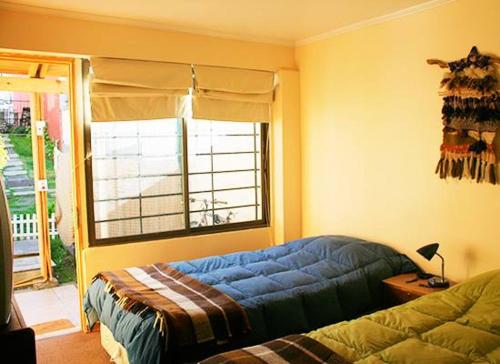 Cama o camas de una habitación en Hospedaje San Pedro