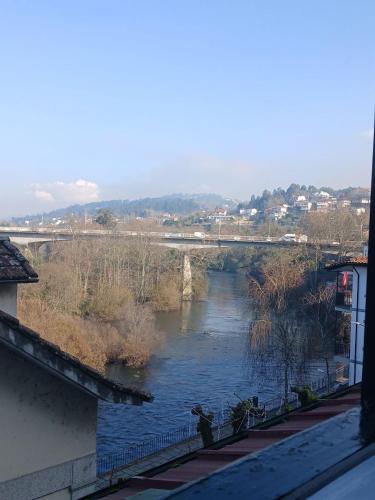 a view of a river from a building at Casa Kilowatt - Amarante - Quarto 2 in Amarante