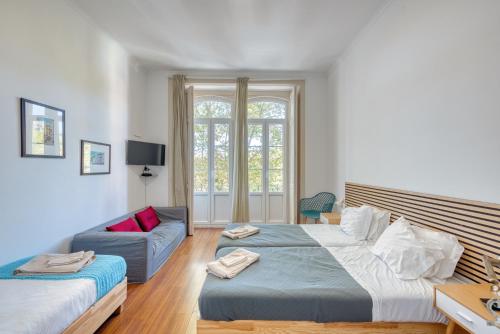 Apartamento em Sintra com 5 quartos e pátio - Até 10 hóspedes