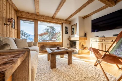Appartement cosy alpin terrasse parking Verbier