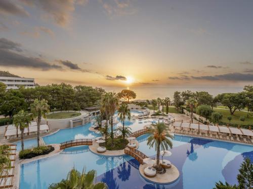 an aerial view of the pool at the resort at Rixos Premium Tekirova - The Land of Legends Access in Tekirova