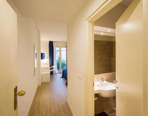 Koupelna v ubytování Hotel Club Lacona