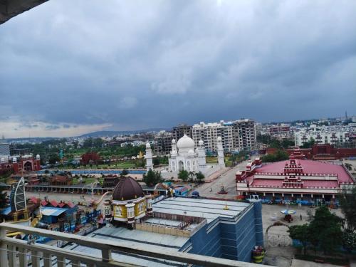 a view of a city from the top of a building at Aura Vista in Bhopal