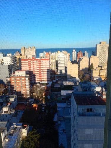 a view of a city with tall buildings at Monoambiente chico in Miramar