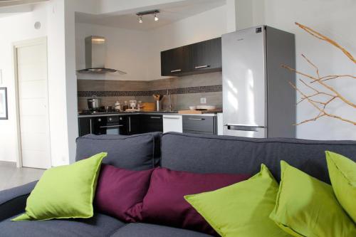 A kitchen or kitchenette at Bordighera Design Penthouse