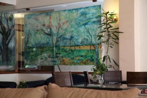 Un lugar para sentarse en Hotel Aspassia