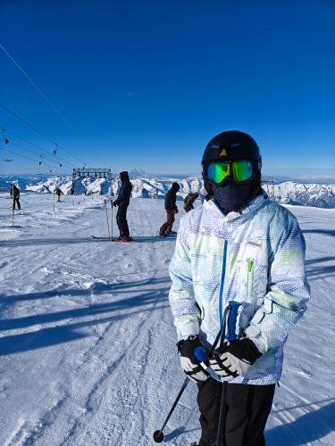 Appart au pied des pistes avec superbe vue