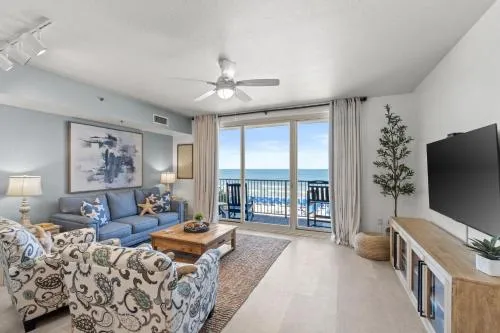 Gulf-front Shores of Panama 3rd Floor RENOVATED - Beach Service Included photo 1
